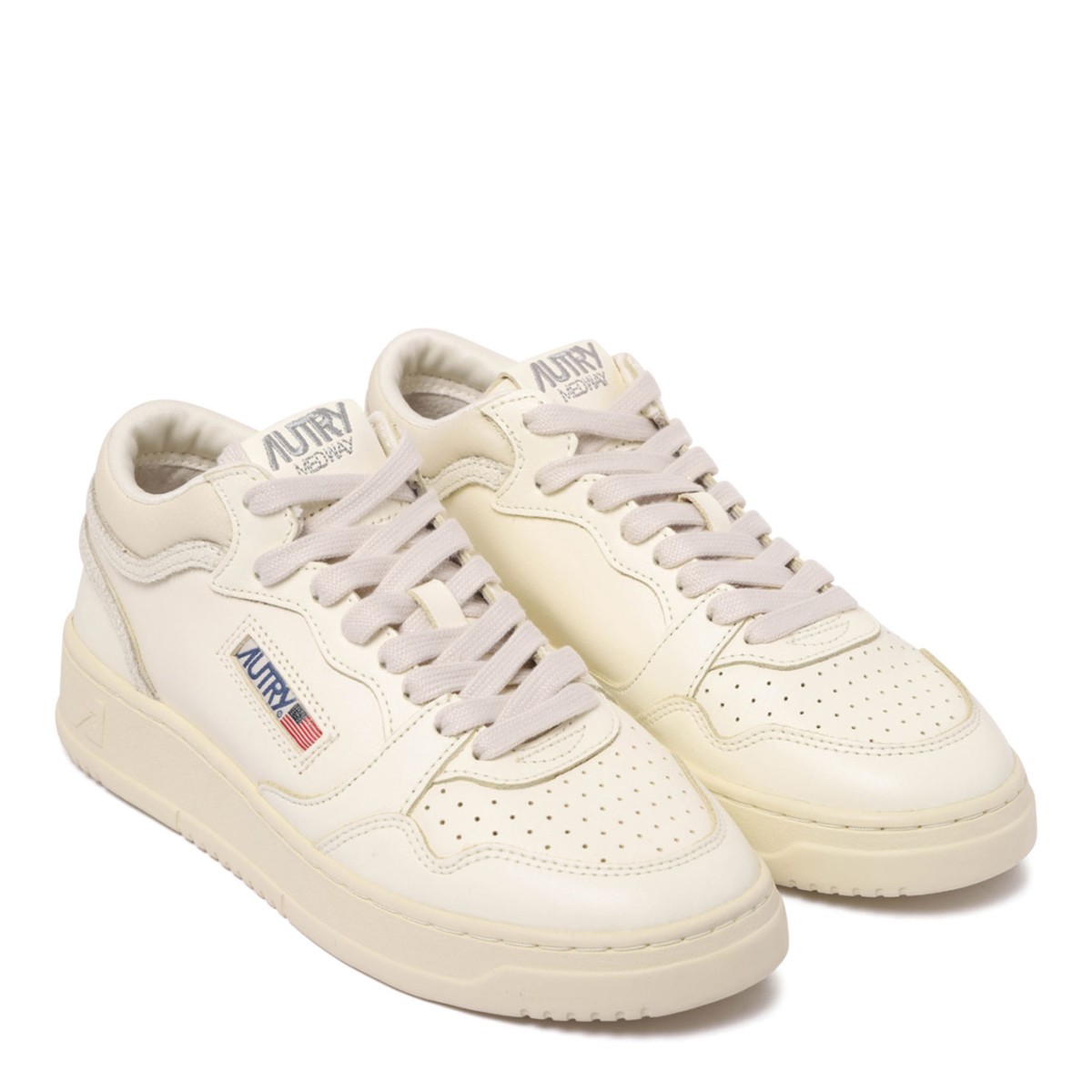 White Medalist Low Sneakers