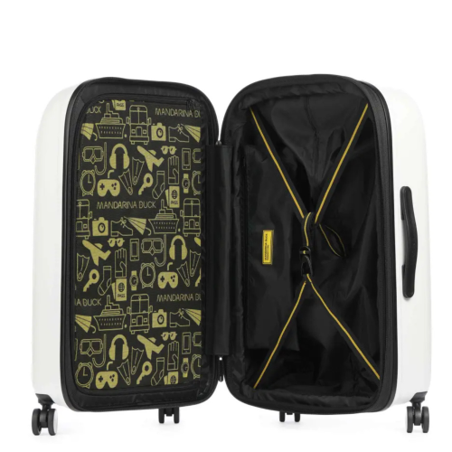 White Logoduck Medium Expandable Trolley