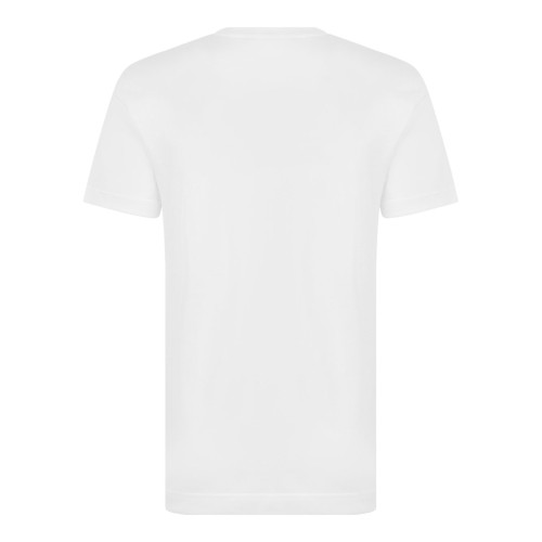 White Logo Print T-Shirt 2