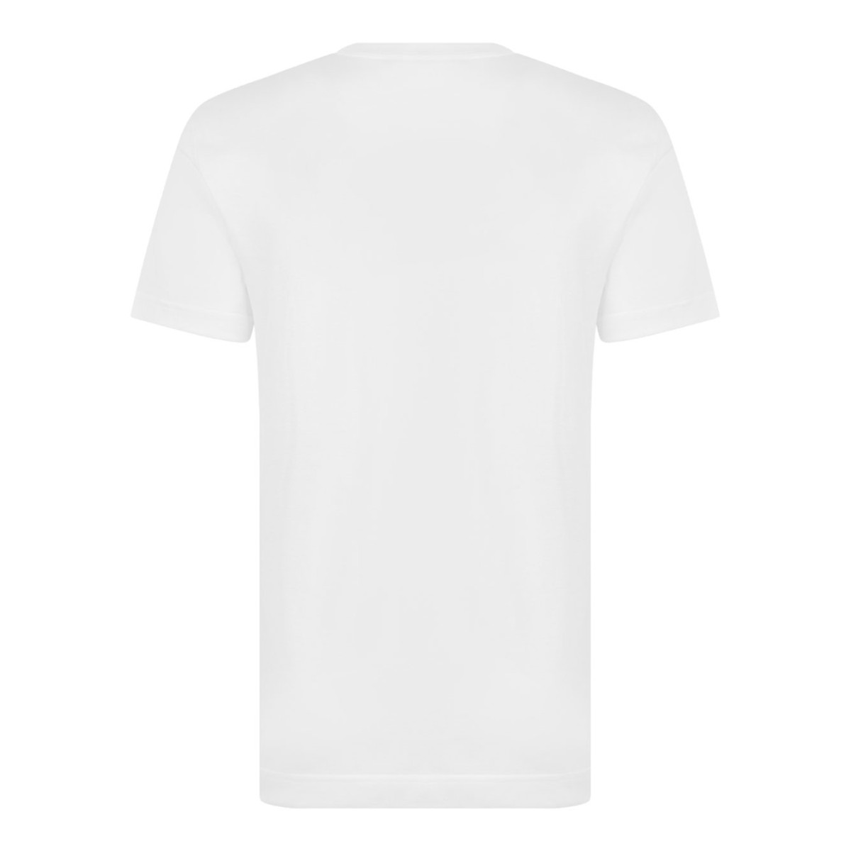 White Logo Print T-Shirt