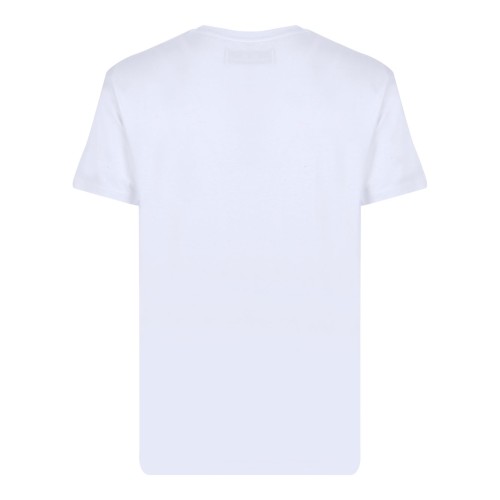 White Logo Print T-Shirt 2