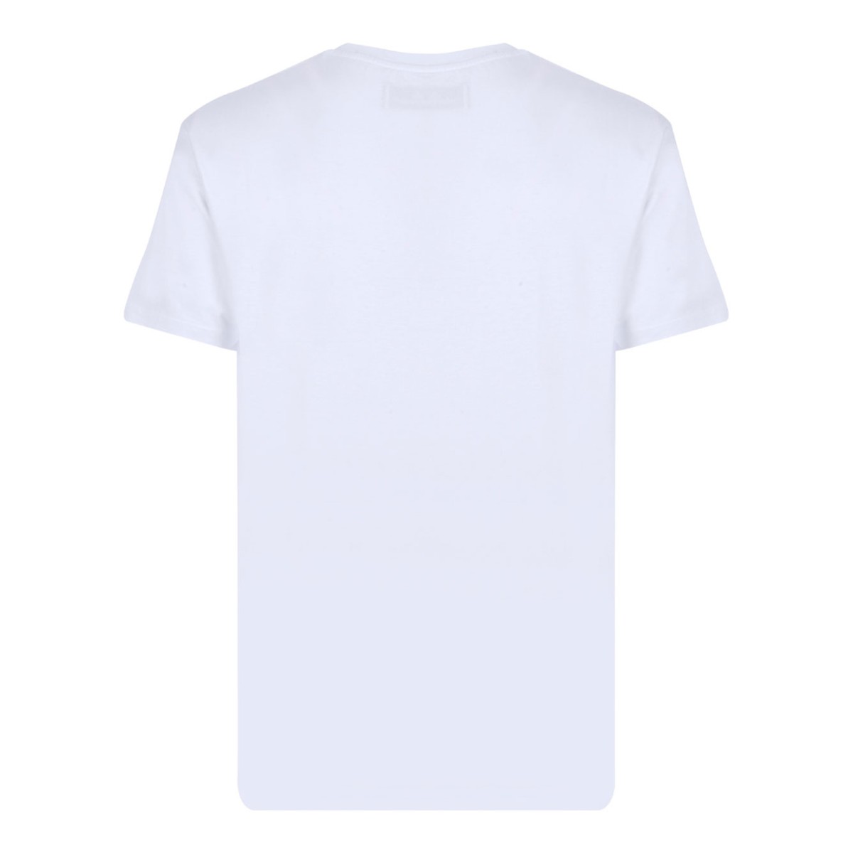 White Logo Print T-Shirt