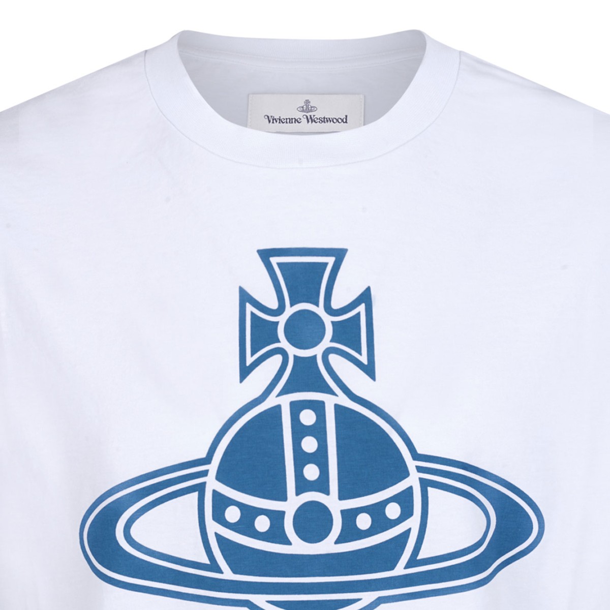 White Logo Print T-Shirt