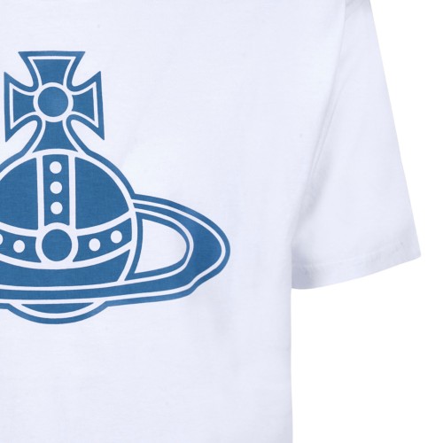 White Logo Print T-Shirt