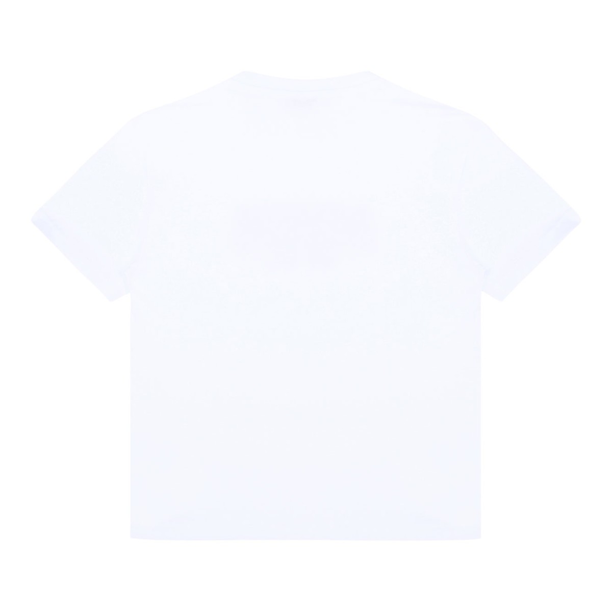 White Logo Print T-Shirt