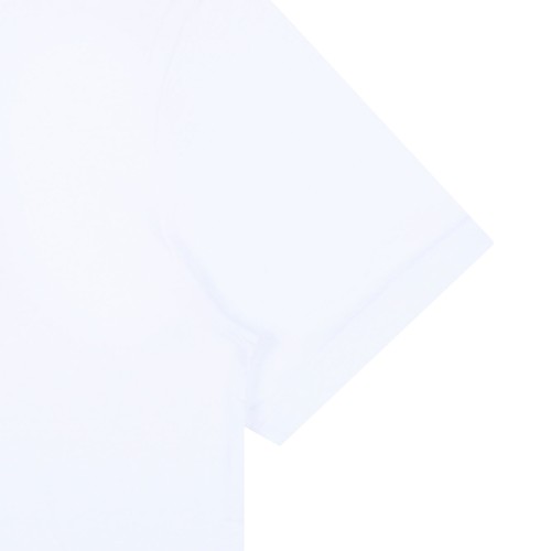 White Logo Print T-Shirt