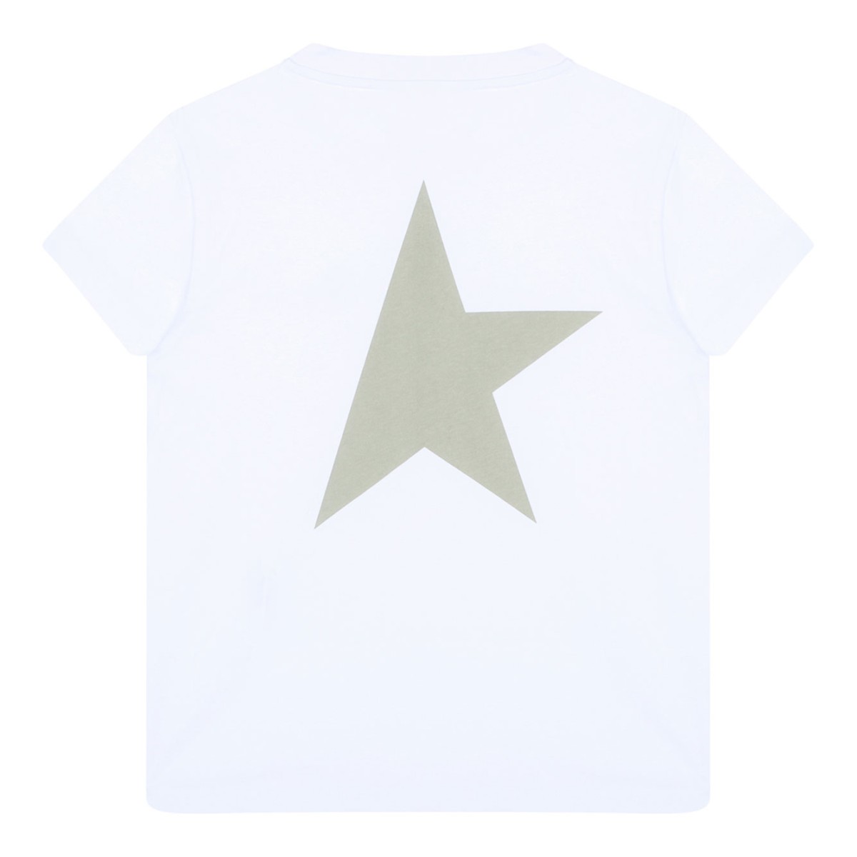 White Logo Print T-Shirt
