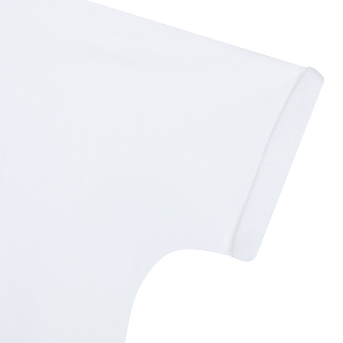 White Logo Embroidered T-Shirt