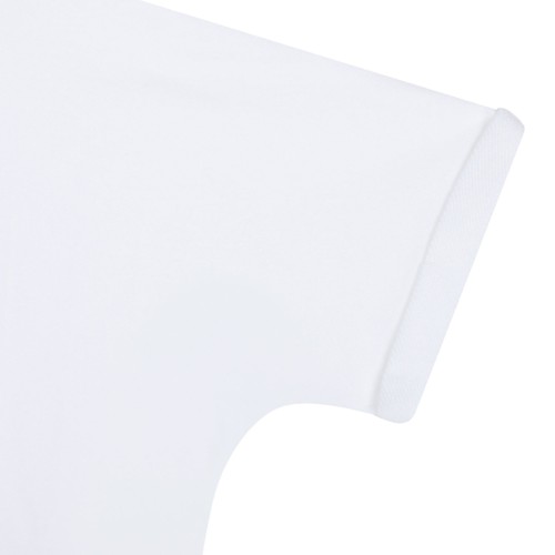 White Logo Embroidered T-Shirt