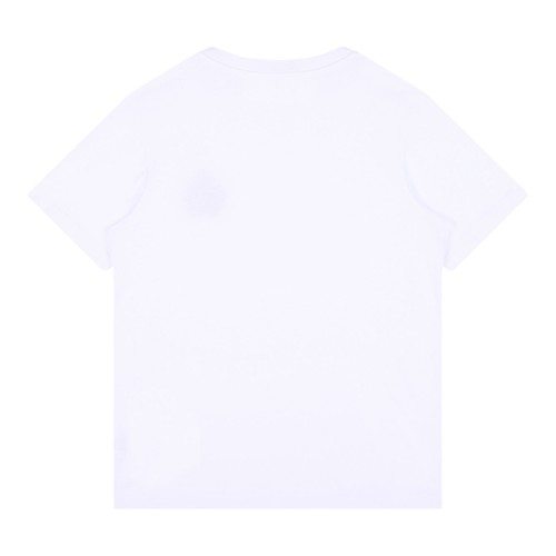 White Logo Embroidered T-Shirt 2