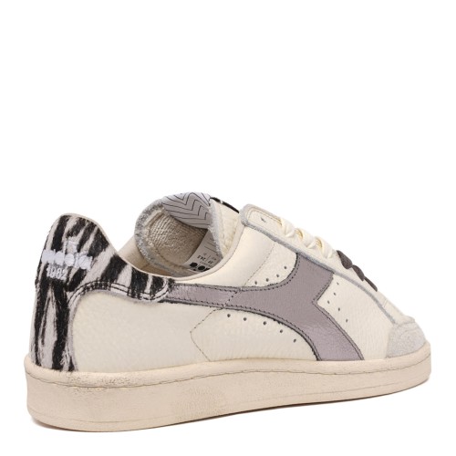 White Leather Prestige Safari Sneakers