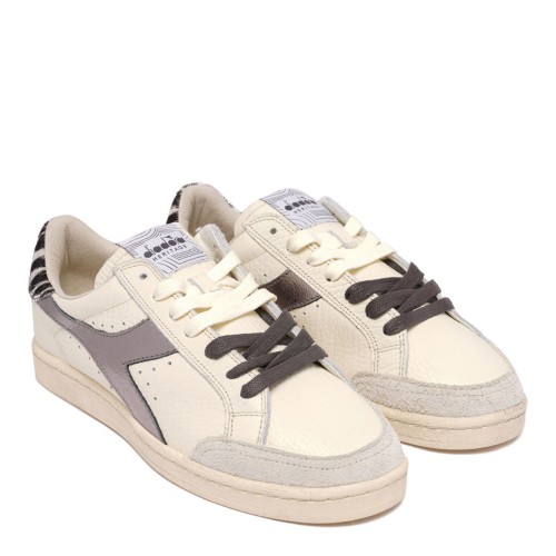 White Leather Prestige Safari Sneakers 2