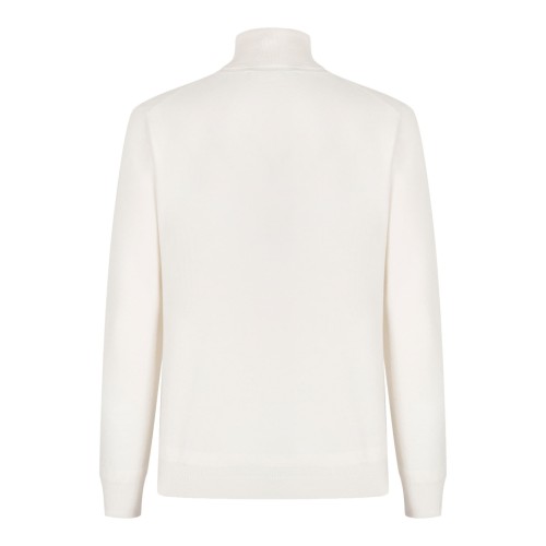 White High Neck Sweater 2