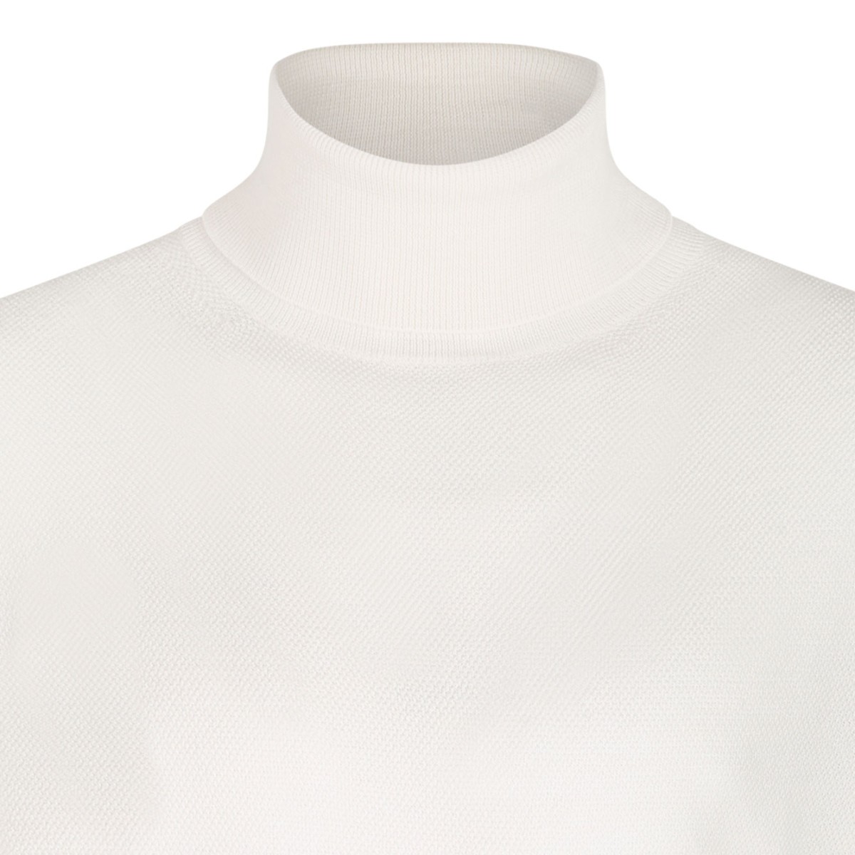 White High Neck Sweater
