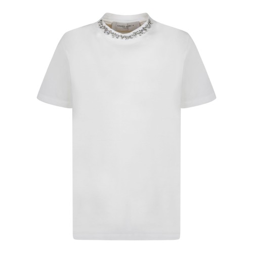 White Crystals Details T-Shirt