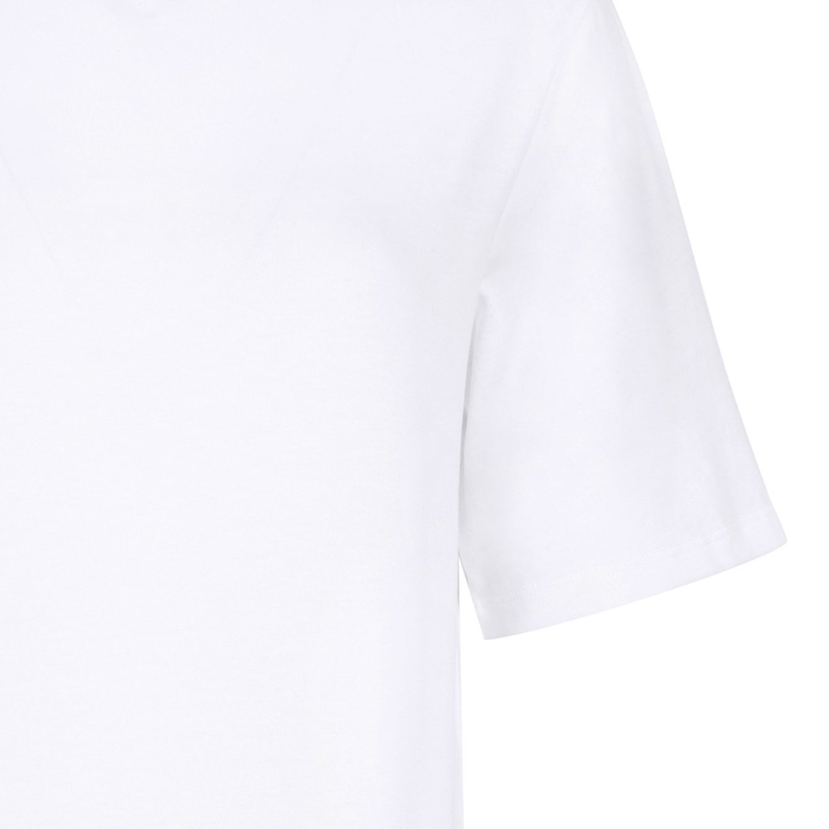 White Crystal Embellished T-Shirt