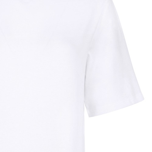 White Crystal Embellished T-Shirt