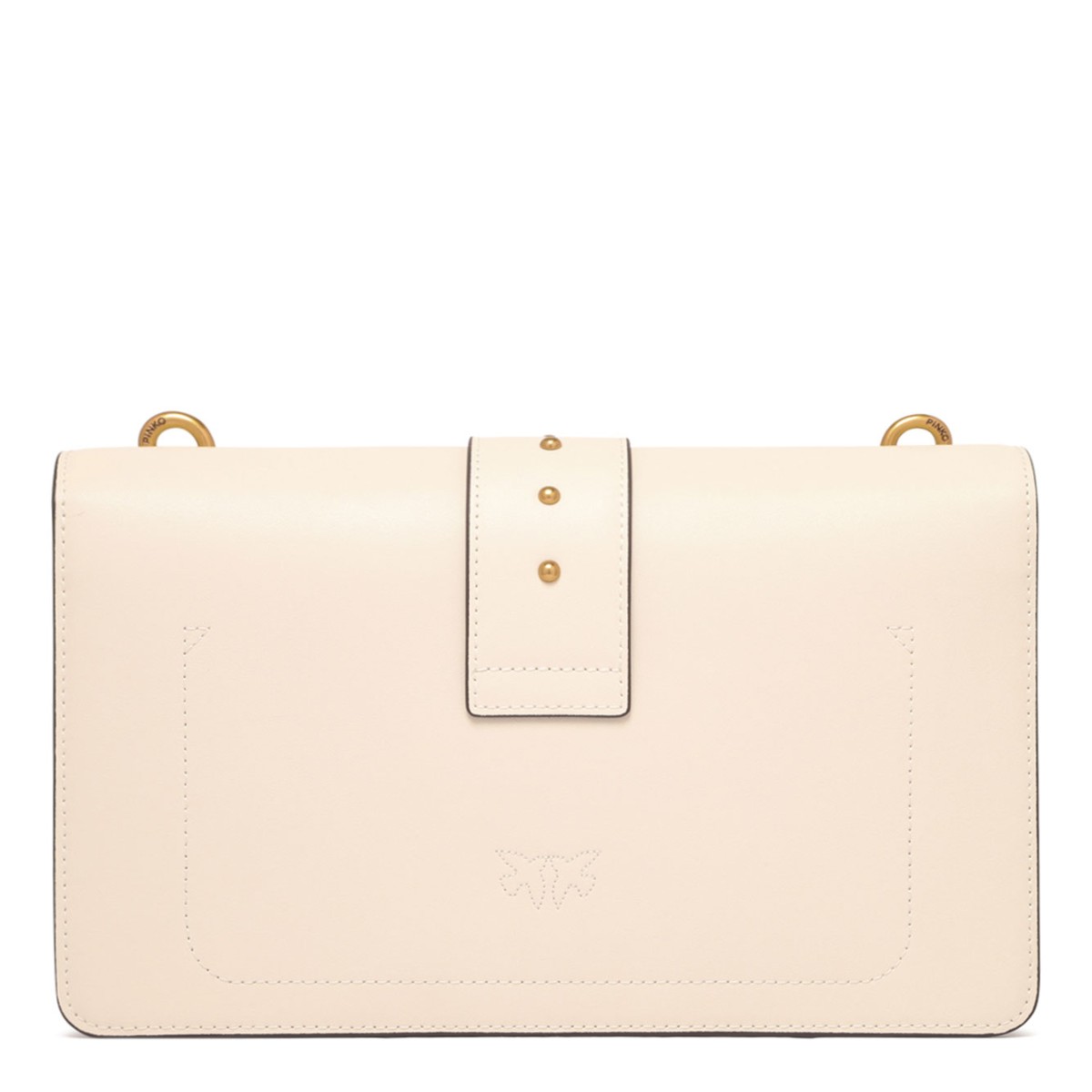 White Classic Love One Shoulder Bag