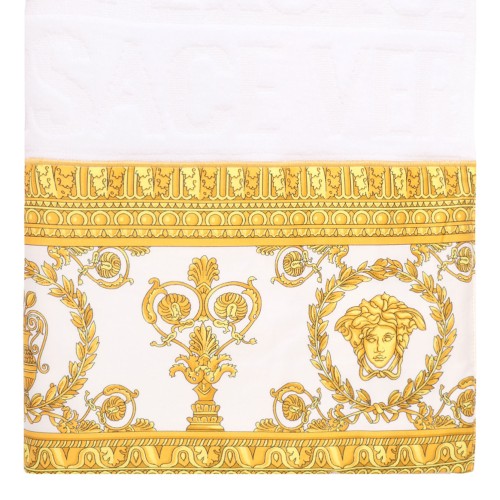 White Bath Towel I Heart Baroque