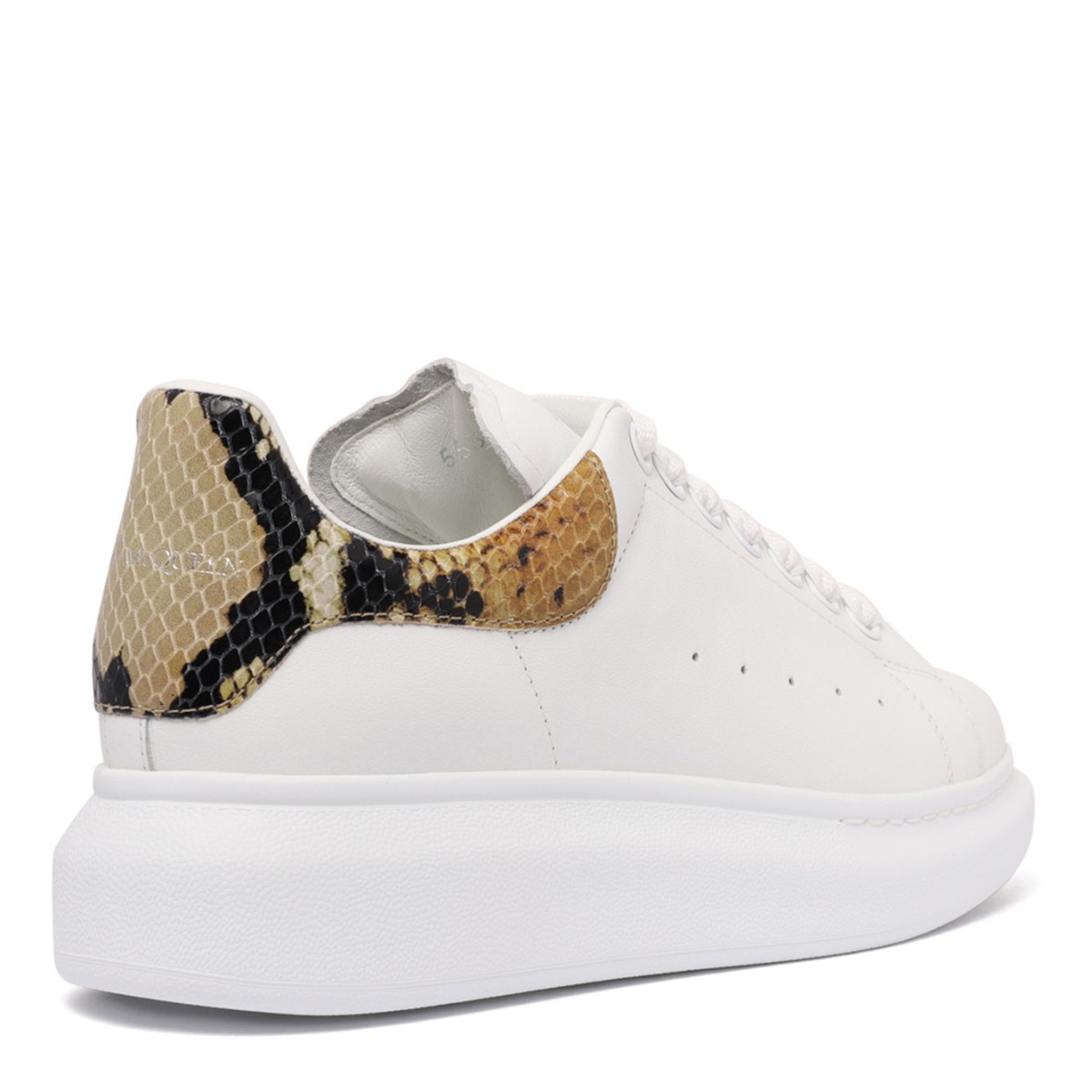 White and Multicolour Oversized Sneakers