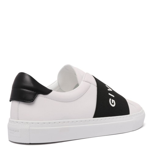 White and Black Urban Street Leather Sneaker