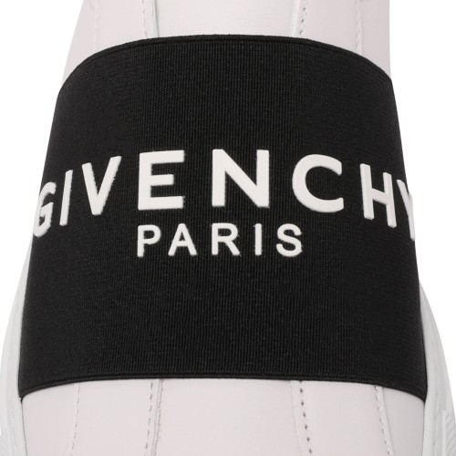 White and Black Urban Street Leather Sneaker