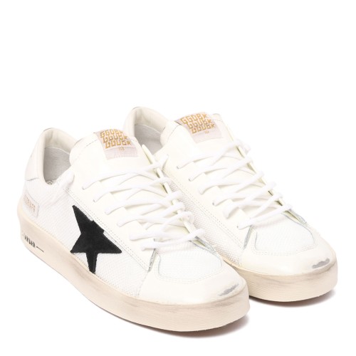 White and Black Stardan Sneakers 2