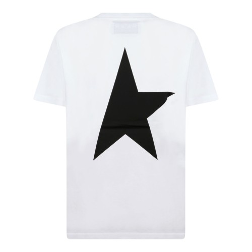 White and Black Logo Star T-Shirt 2