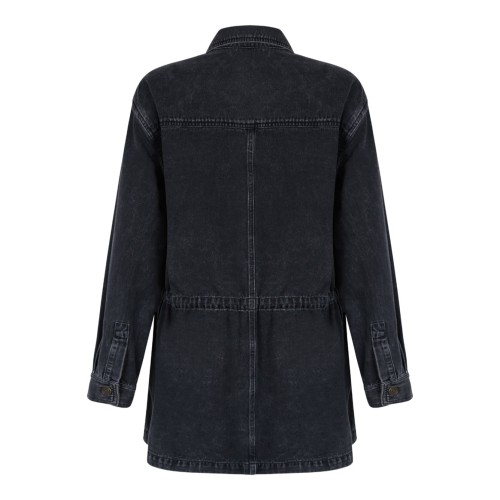 Vintage Black Denim Dress