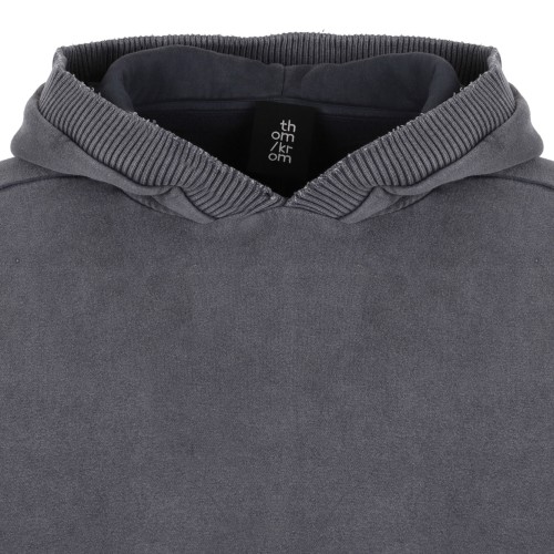 Used Grey Cotton Hoodie