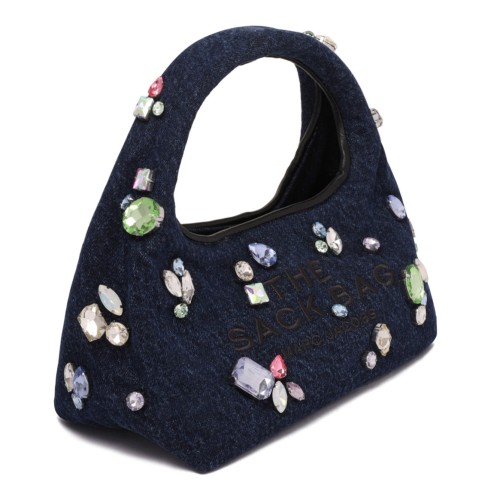 The Gem Denim Mini Sack Bag