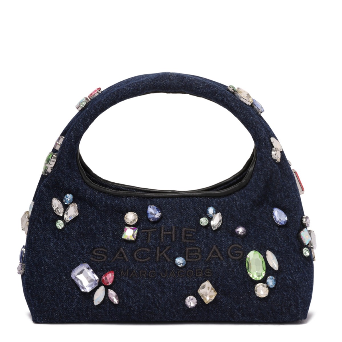 The Gem Denim Mini Sack Bag