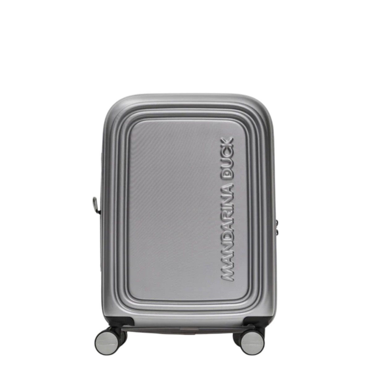 Silver Trolley Suitcase