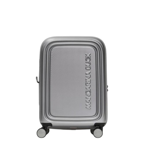 Silver Trolley Suitcase