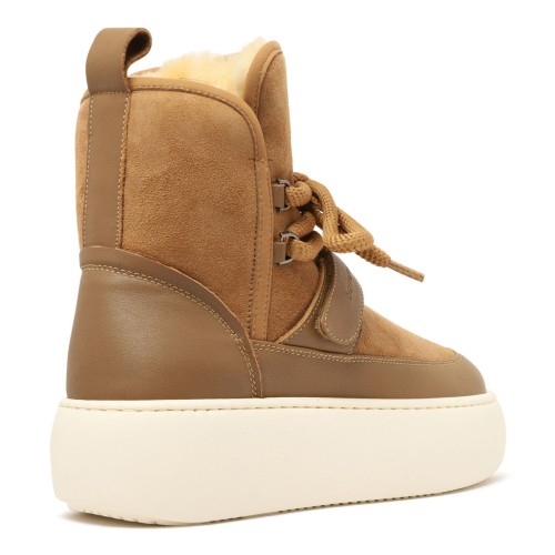 Shearling-Lined Ankle Boots
