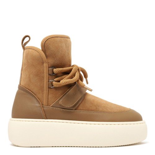 Shearling-Lined Ankle Boots