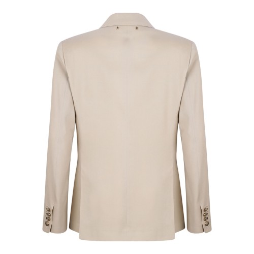 Sand Beige Double Breasted Blazer 2