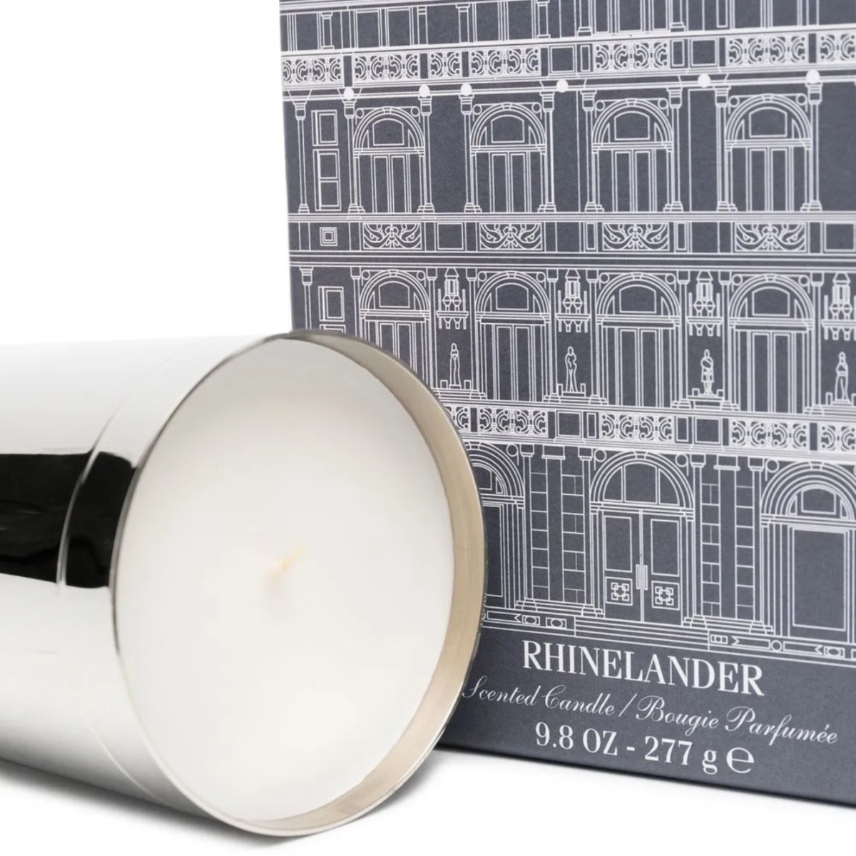 Rhinelander Logo-Debossed Candle