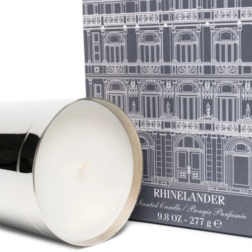 Rhinelander Logo-Debossed Candle