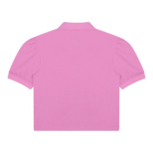 Pink Pique Polo Shirt