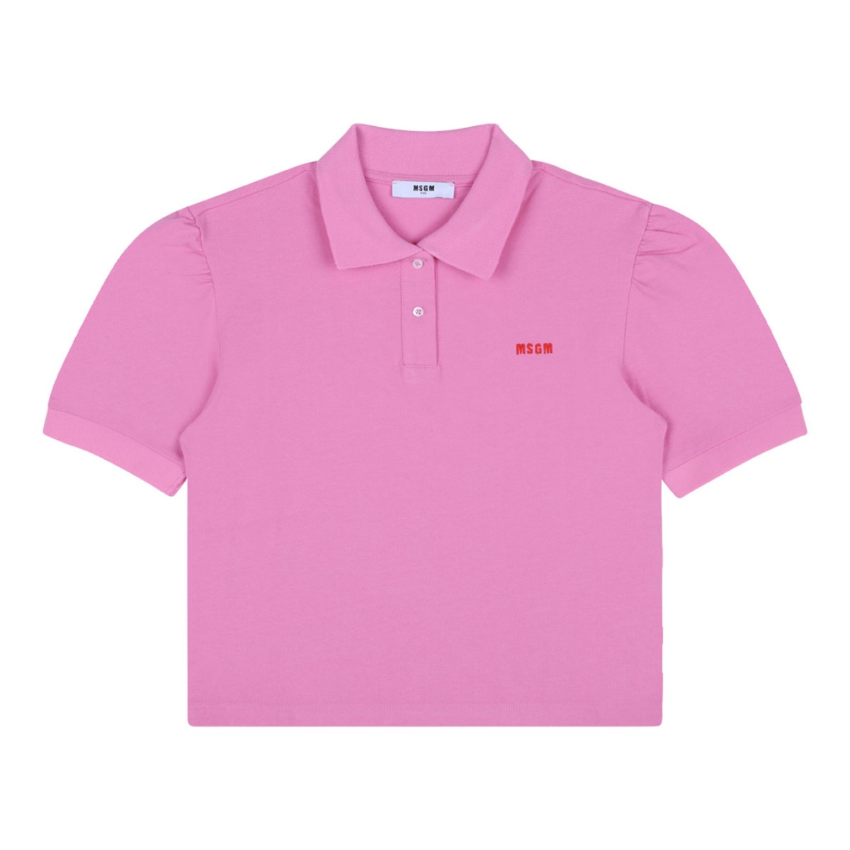 Pink Pique Polo Shirt