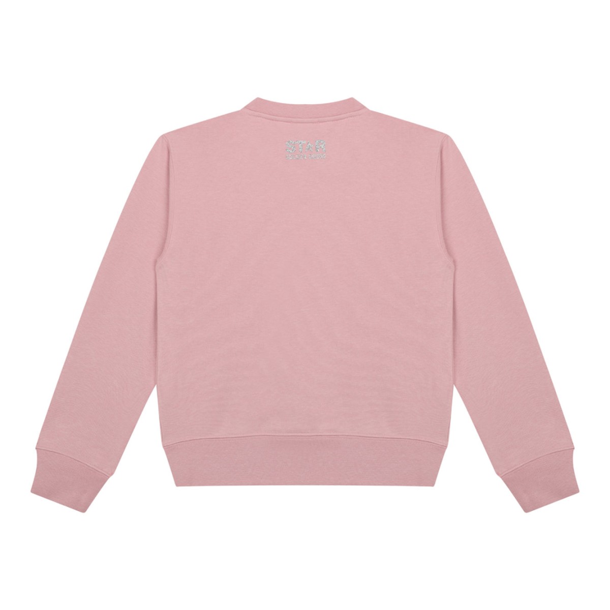 Pink Glitter Star Patch Sweatshirt