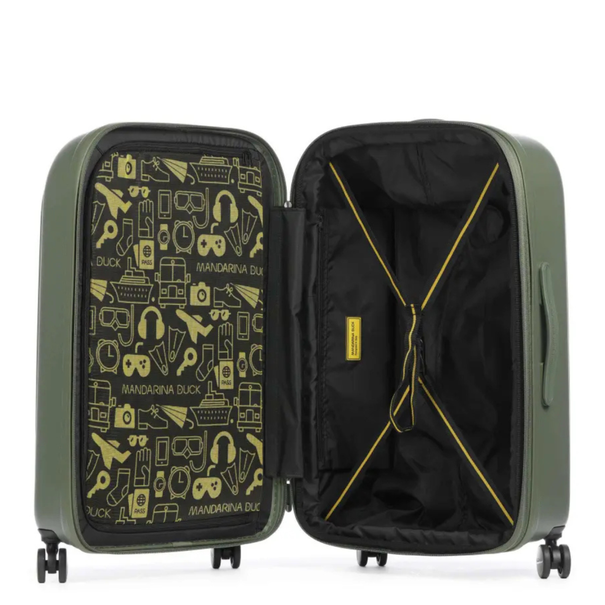 Pine Green Logoduck Trolley Suitcase