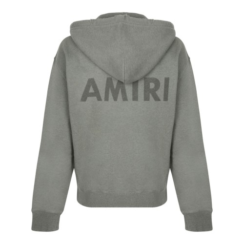 Olive Green Logo Detail Frayed Hem Hoodie 2