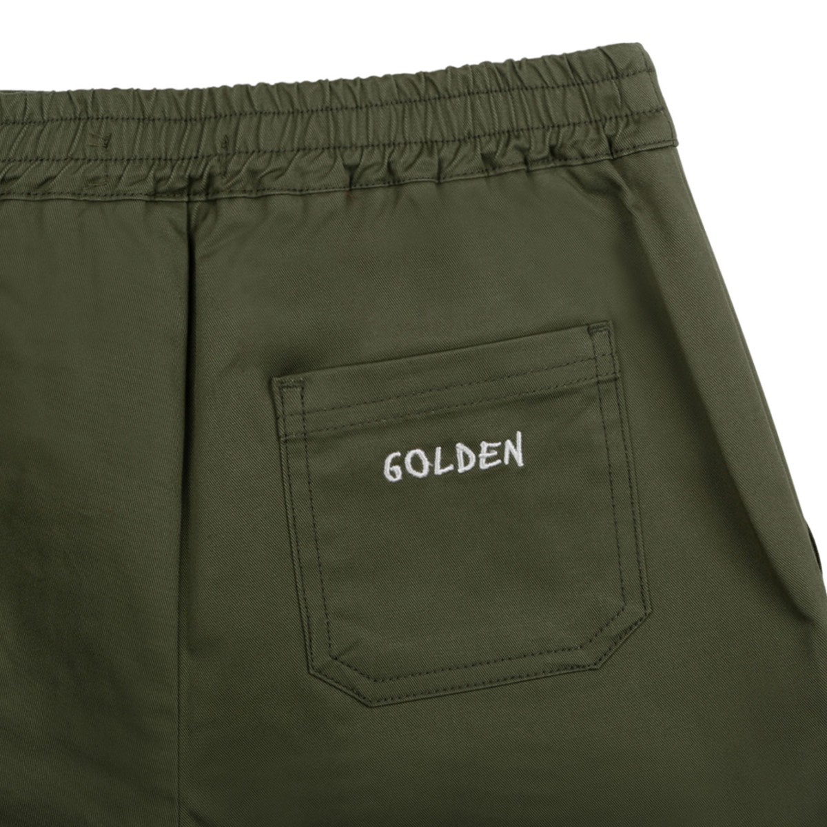 Olive Green Chino Shorts