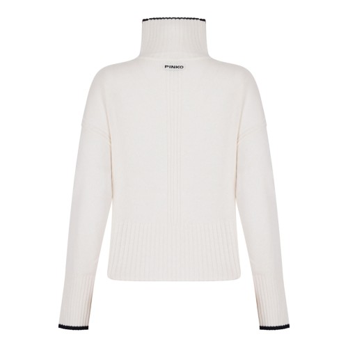 Off White High Neck Sweater 2