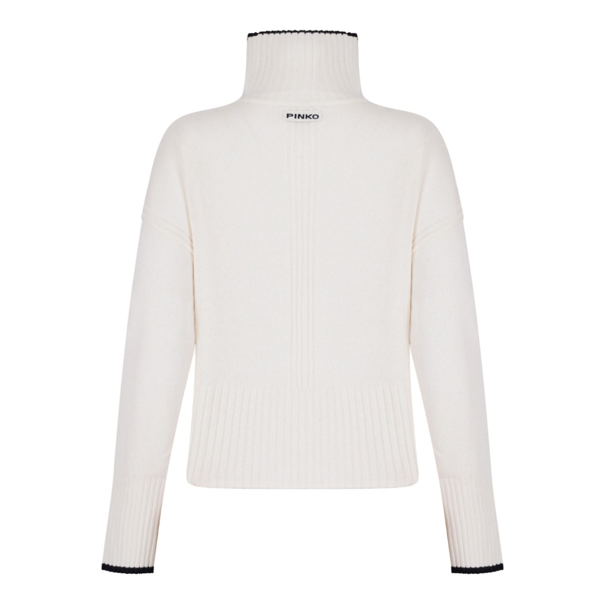 Off White High Neck Sweater