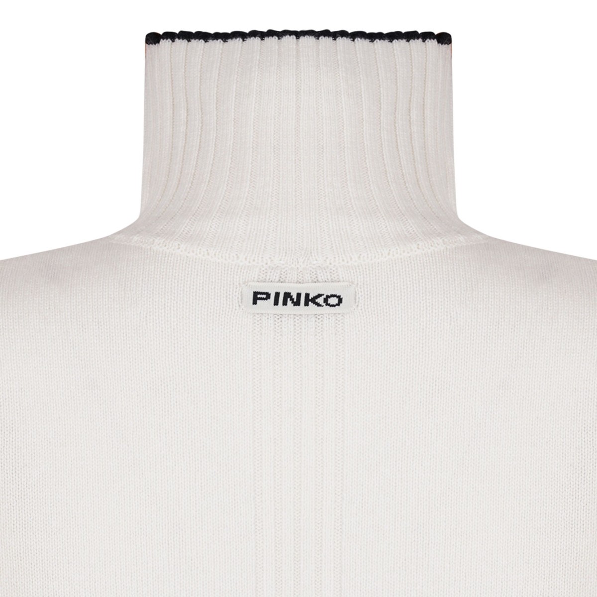 Off White High Neck Sweater