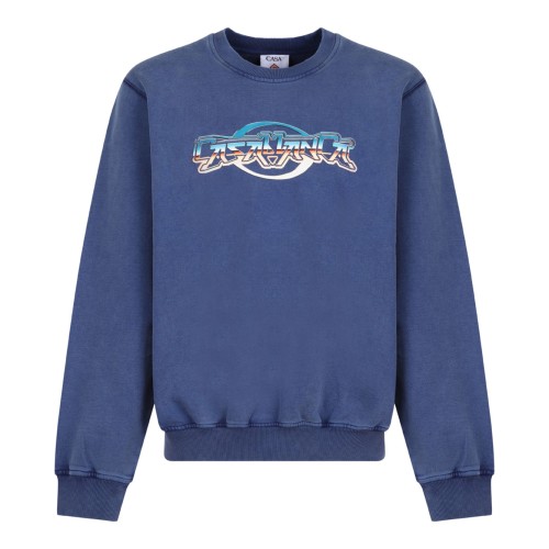 Navy Casablanca Chrome Sweatshirt