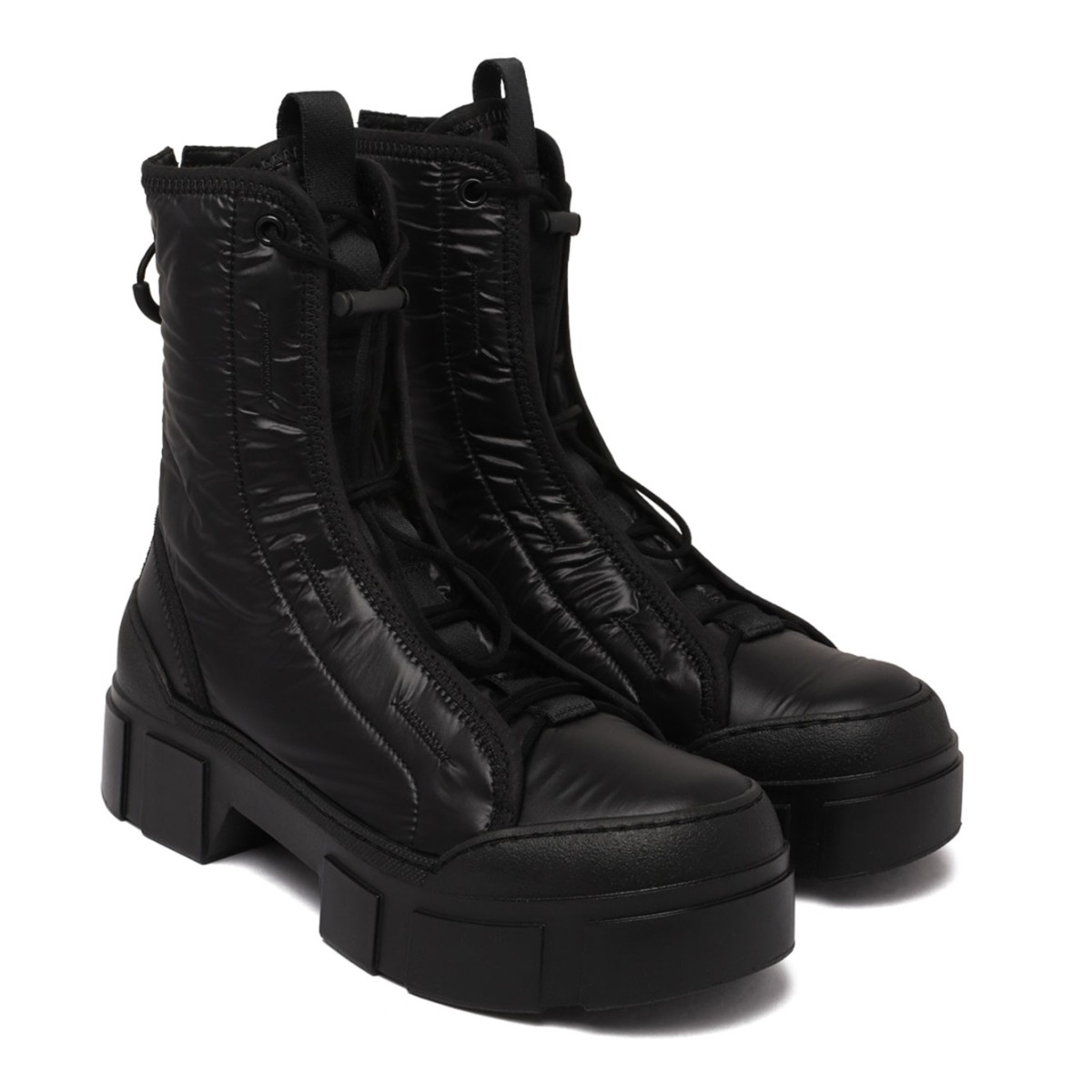 Black Roccia Combat Boots